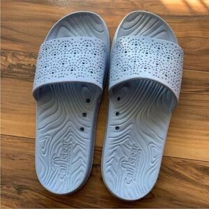 Sketchers Light Blue Cali Gear water  Slide Sandals 9